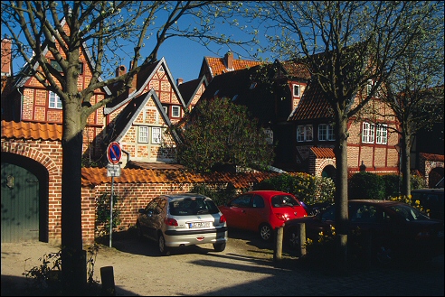 in the old part of town