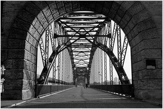 Alte Elbbrücke von Harburg nach Wilhelmsburg