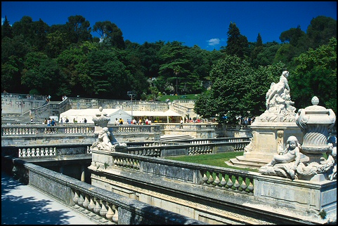 Nîmes: Garden Jardins de la fontaine